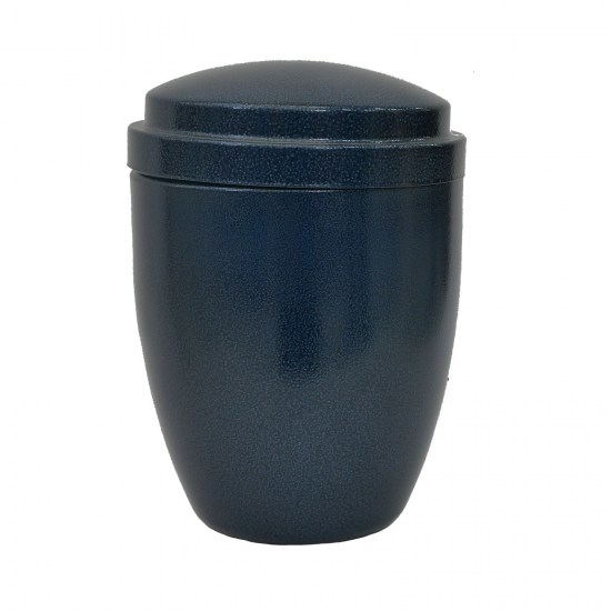 urna metálica azul